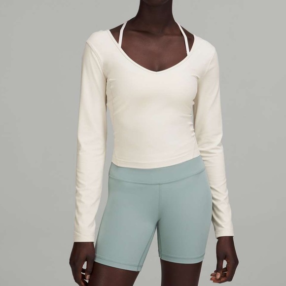 lululemon athletica Tops - NWT Lululemon Align Long Sleeve Shirt in White Opal || size 18